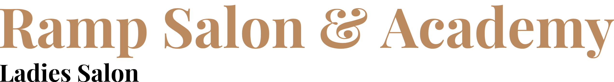 Ramp Ladies Salon Logo